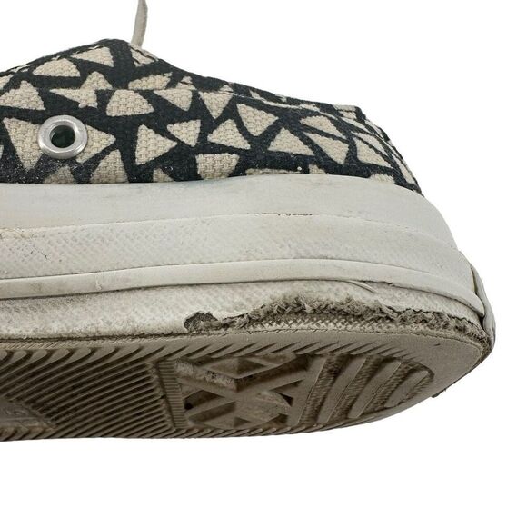 Converse Marimekko Low Top Sneaker Collab Size 7 Womens Black White Geometric - Picture 8 of 13